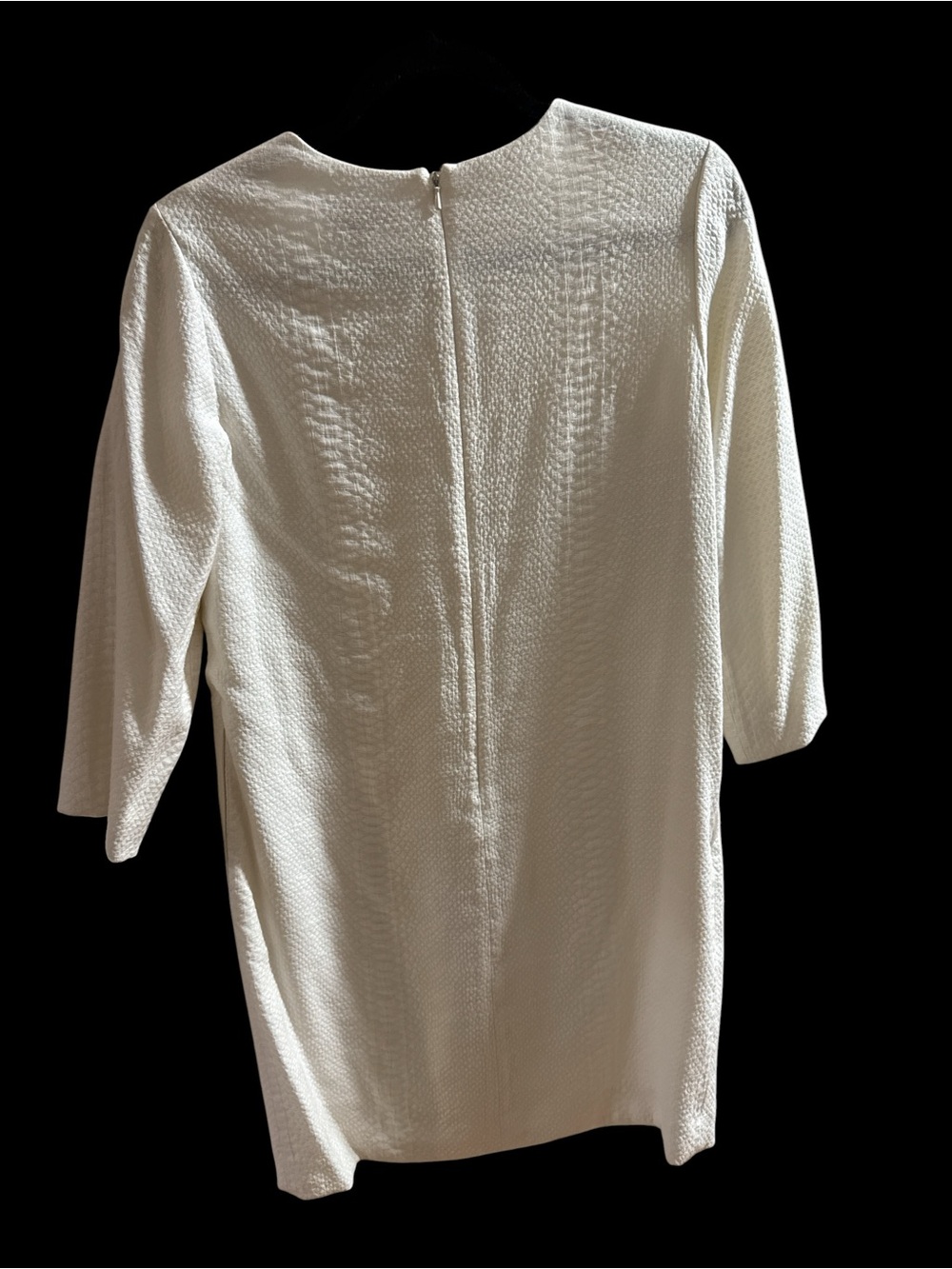 Vince Textured White Mini Dress - Picture 3 of 5